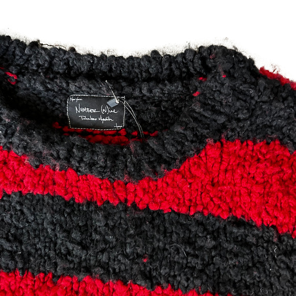 SS/AW03 Striped Grunge Knit Sweater - Picture 6 of 6